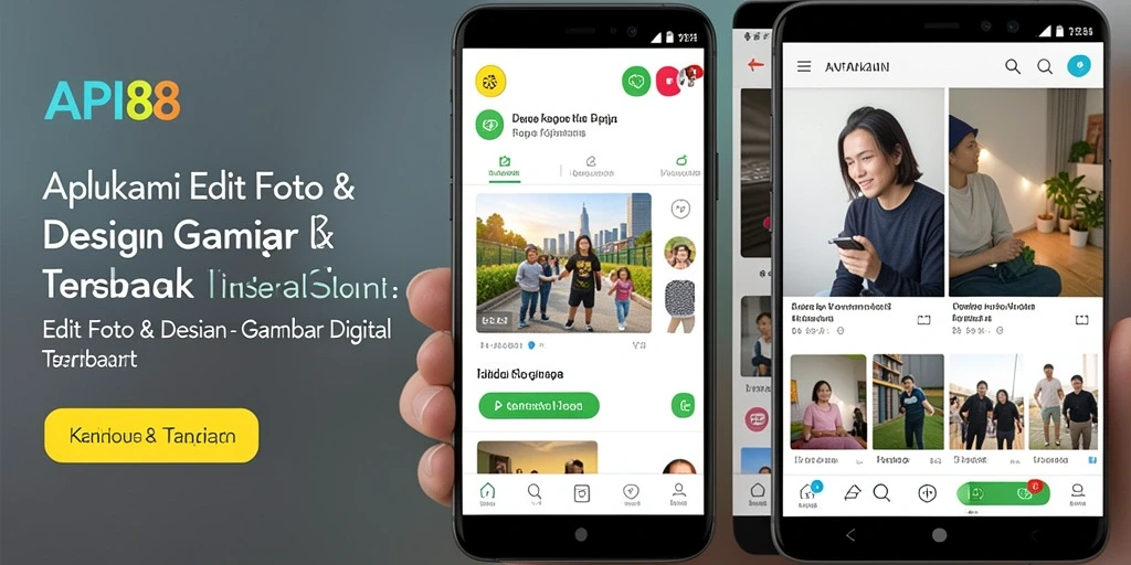 Tampilan antarmuka modern dan mudah digunakan dari API88.