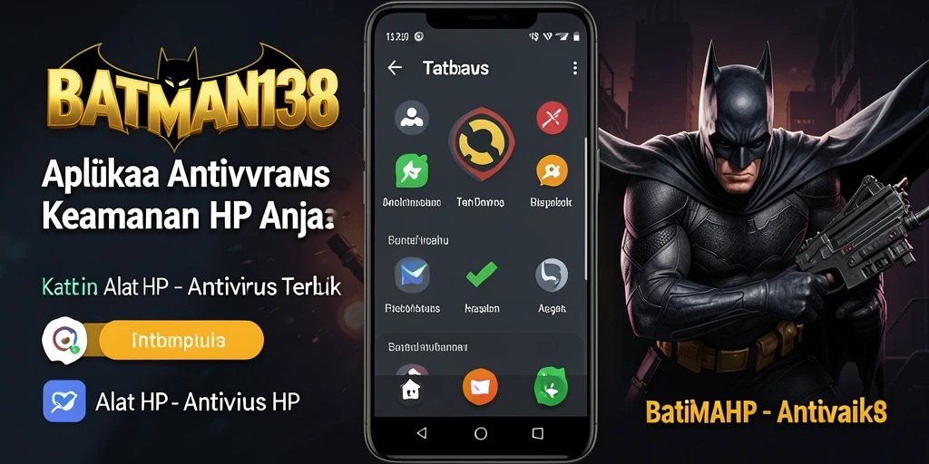 Antarmuka pengguna BATMAN138 yang sederhana dan fungsional untuk Antivirus HP.