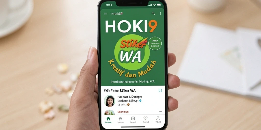 Antarmuka HOKI9 menampilkan berbagai fitur Pembuat Stiker WA yang menarik.