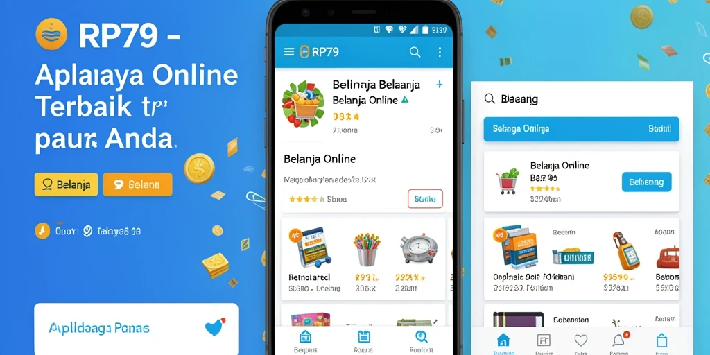 Tampilan antarmuka aplikasi RP79 yang menarik dan fungsional.