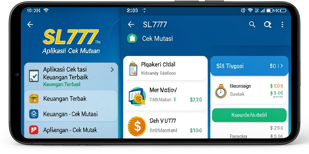 Screenshot aplikasi SL777 menunjukkan antarmuka mutasi yang menarik.