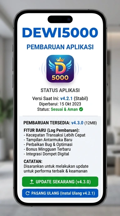Riwayat Versi dewi5000 untuk Pengguna Android